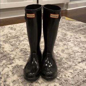 Black Hunter Boots - barely worn